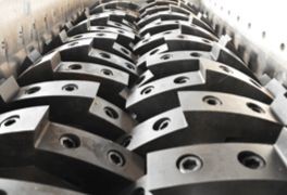 Design and production of Double shaft shredder blade